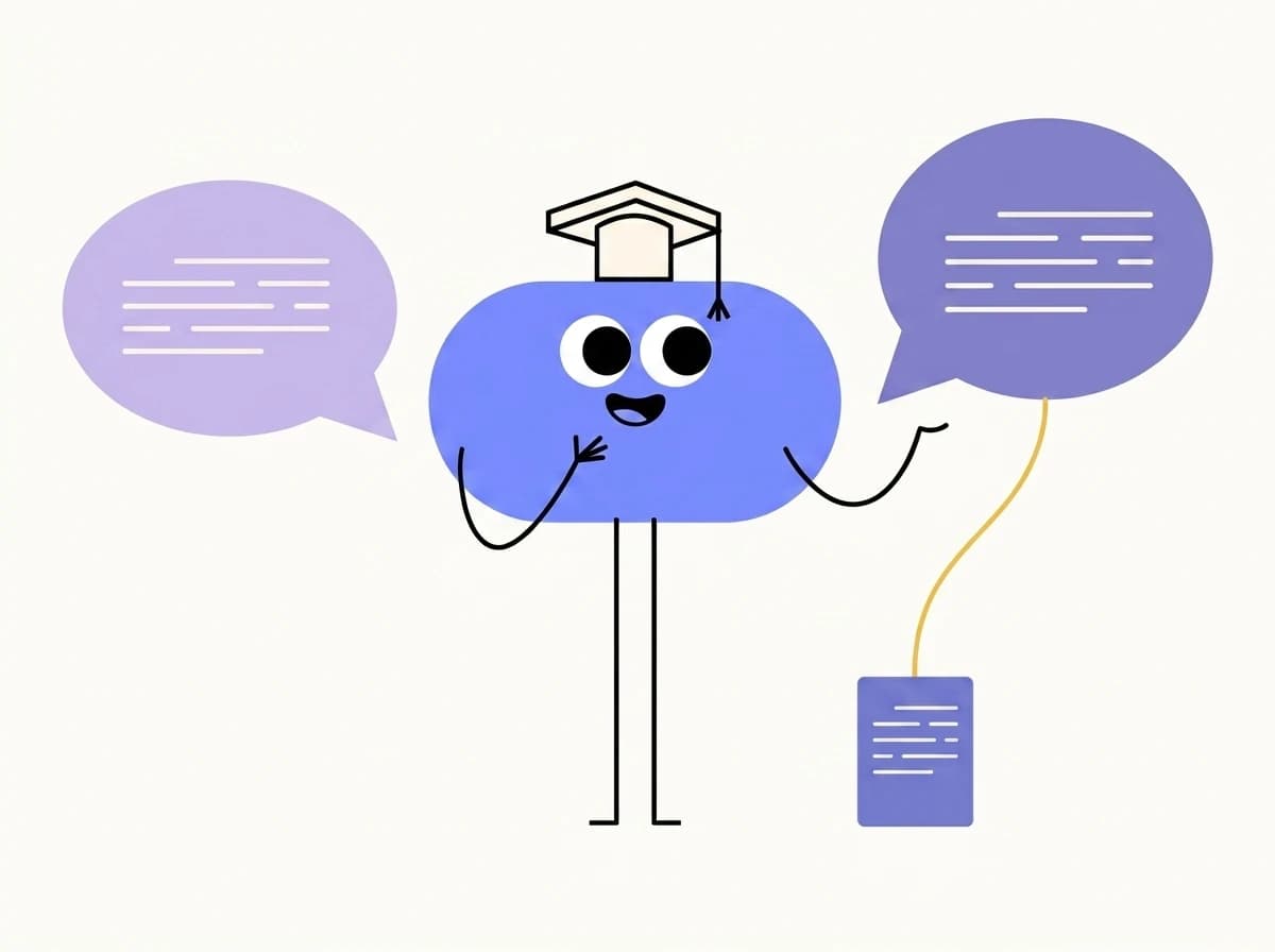 Illustration du format Chat IA (RAG)